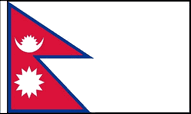 Nepal Table Flags